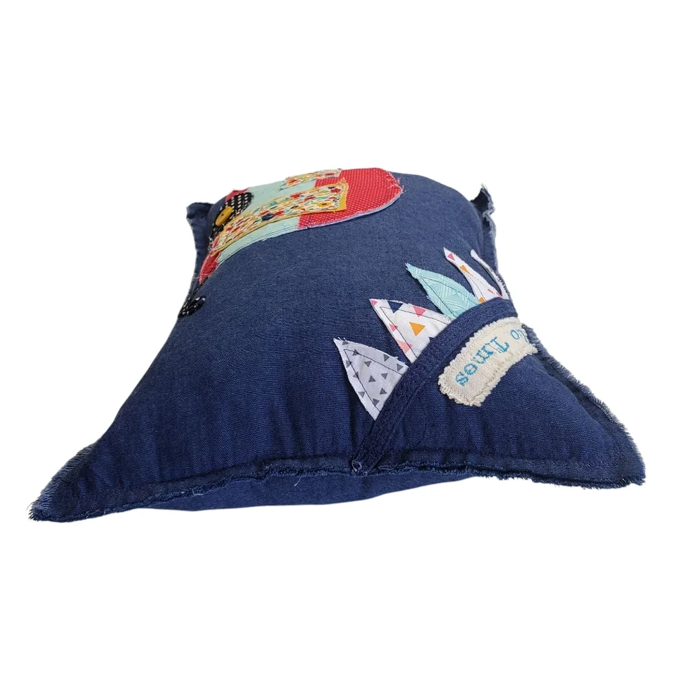 Homecrafted Colorful Camper Decorative Accent Pillow New